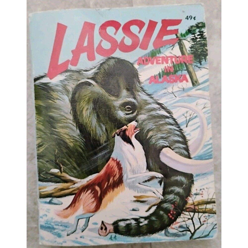 VTG 1967 Lassie Adventure in Alaska Whitman Big Little Book 49c Softcover Illust